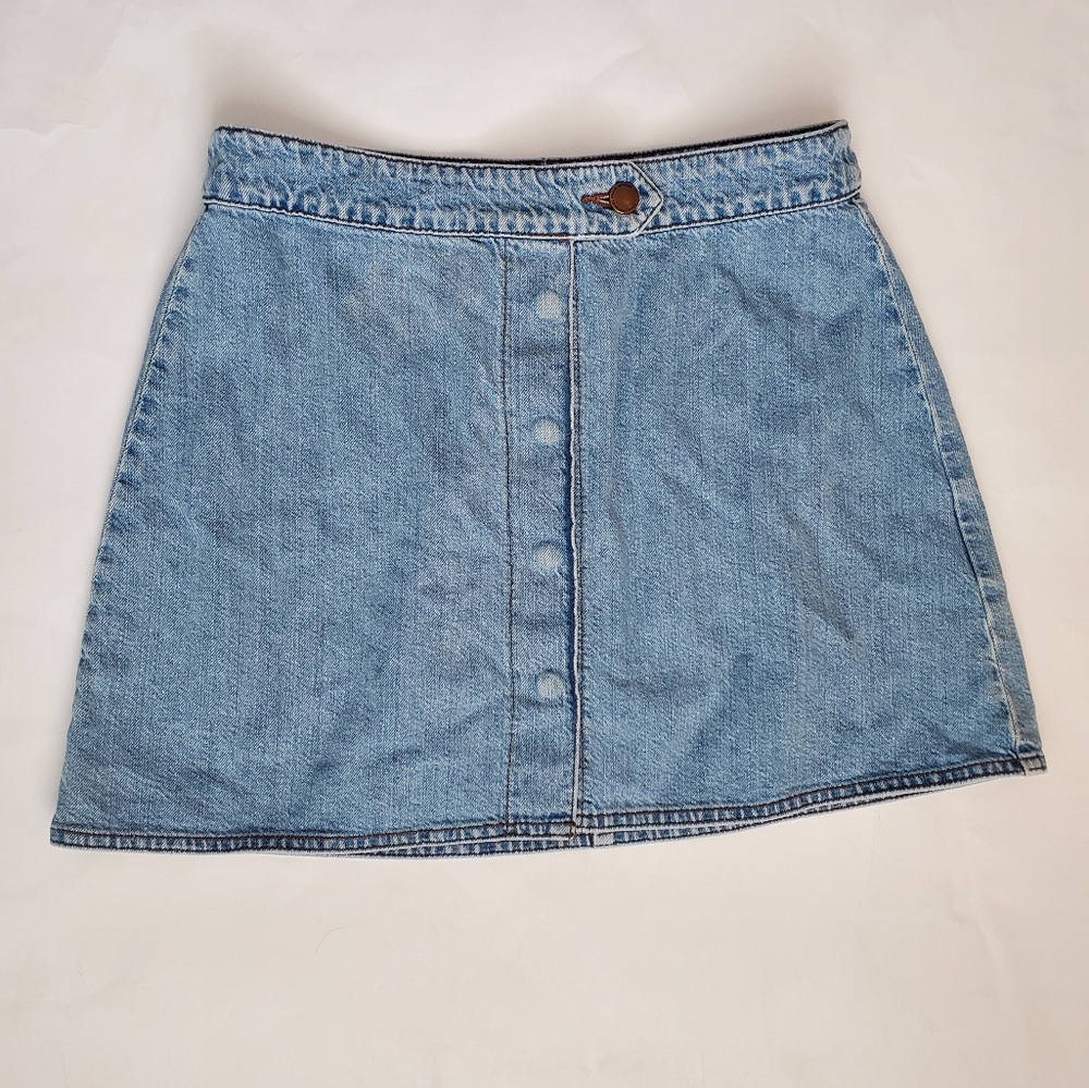 Zara Denim Miniskirt sz M